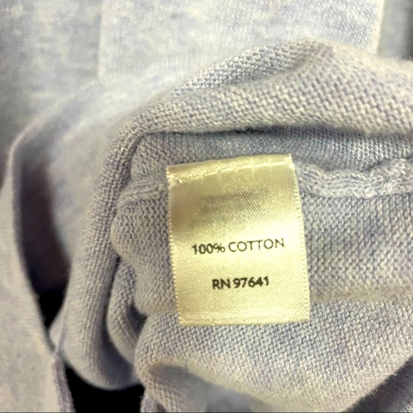 J. Jill Lavender Purple 100% Cotton Classic V Neck Cardigan XS - Picture 4 of 6